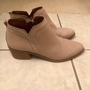 Tan booties